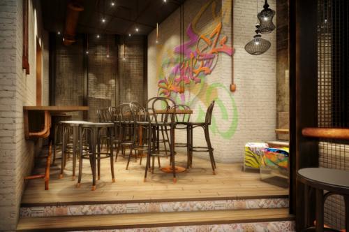 Open concept restaurant interior designing in Dubai UAE